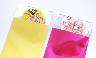 アルミカラー蒸着袋