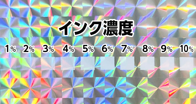 インクジェット白インクの階調について