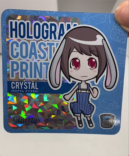 グッズを作る - コレクションコースター印刷 - ホログラムコースター