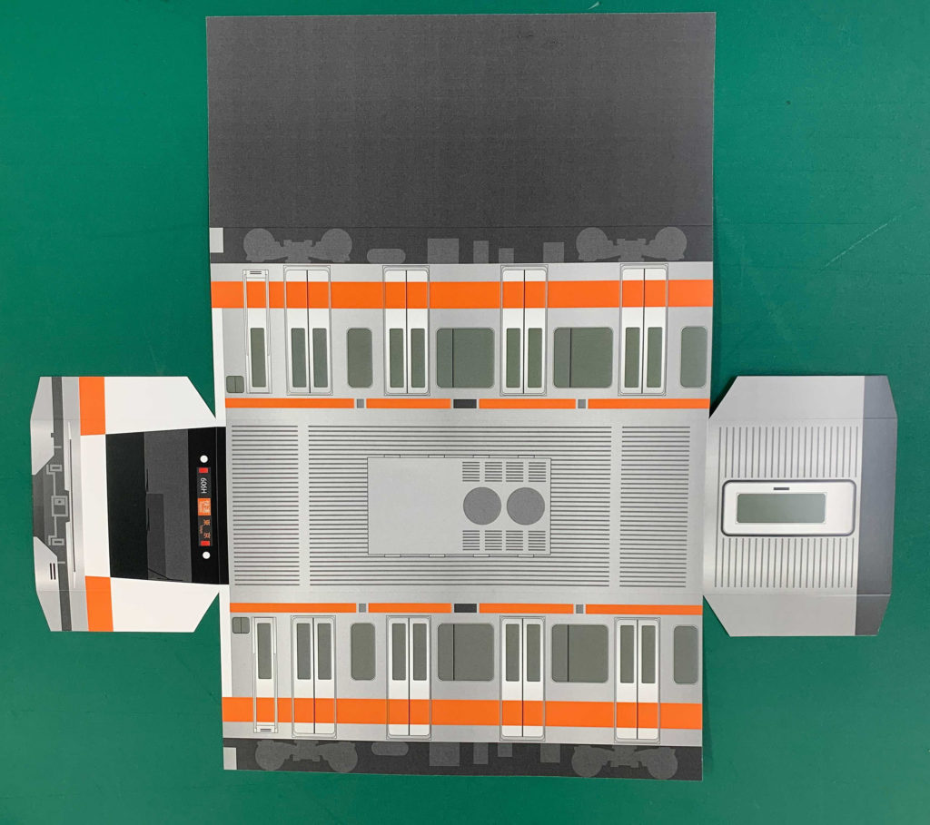 牛乳パックで電車のおもちゃを作ってみました グラビティならこんなことできるよlabo